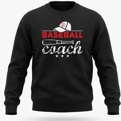 Minimalist Baseball Cap T-shirt with bold typography and simple line-art — printed on a unisex sweatshirt