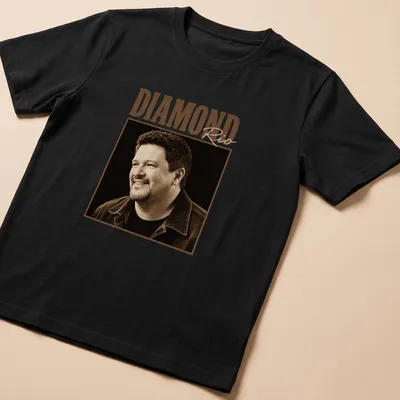 Vintage style Diamond Rio t-shirt featuring retro printed text