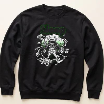 Vintage-style T-shirt featuring a green plant illustration and the word 'Sleep' — printed on a unisex sweatshirt